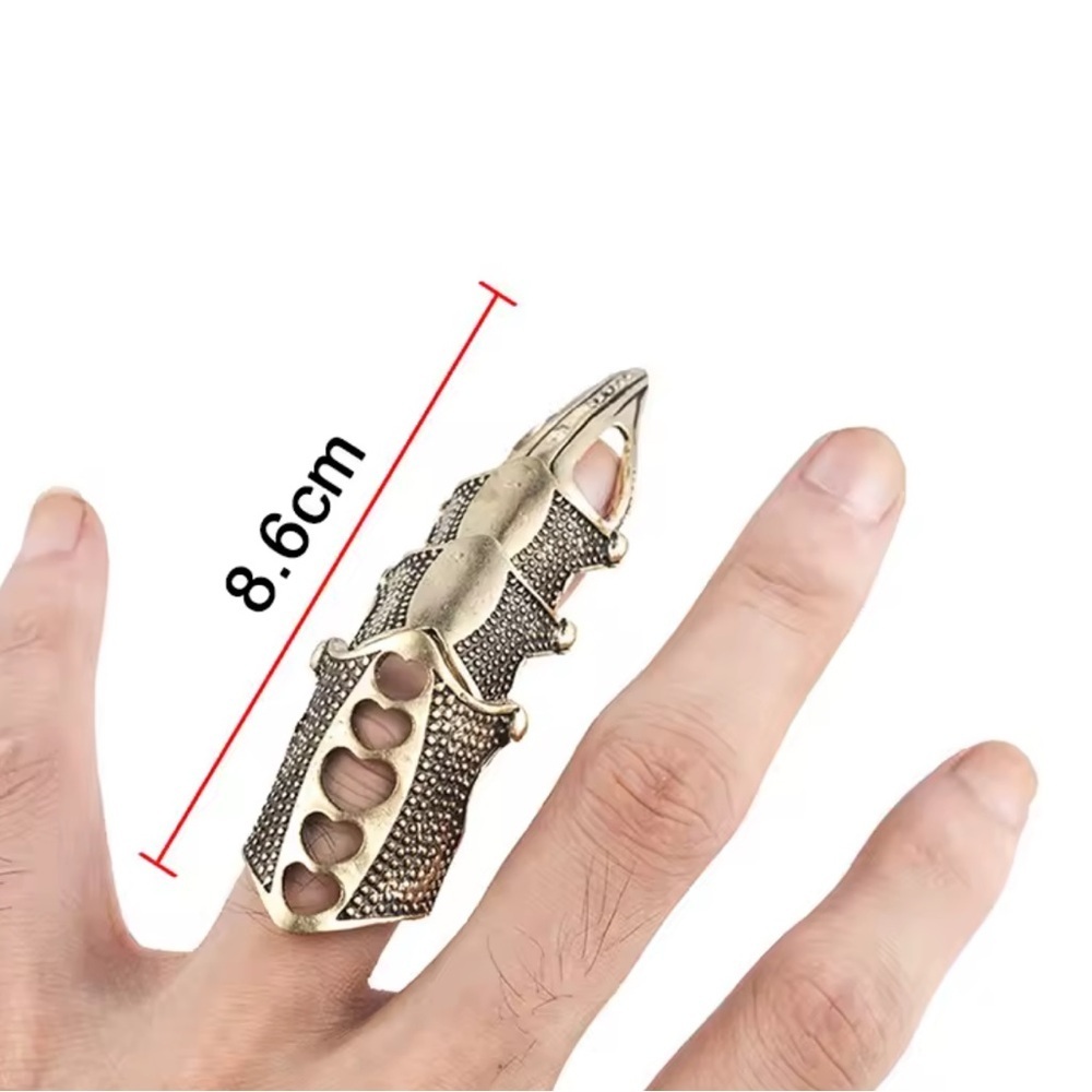 Halloween gothic skull Finger Armor Ring
Adjustable - Picture 3 of 12